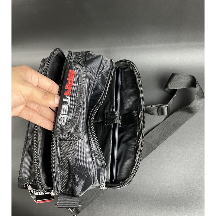 Tas Selempang 2 Fungsi Merk Santer Tas Jinjing Tas Kantor Tas Selempang Pria dan Wanita