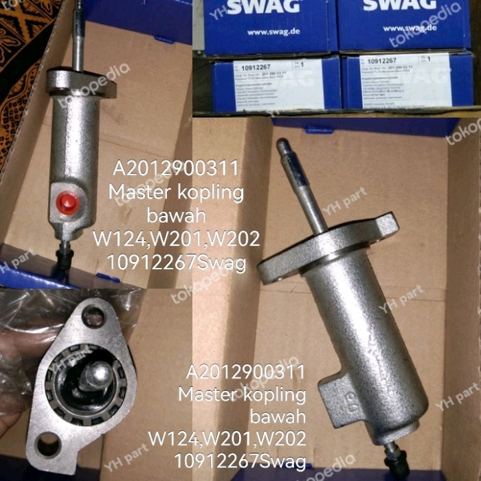 A2012900311 Master kopling bawah W124,W201,W202 10912267Swag