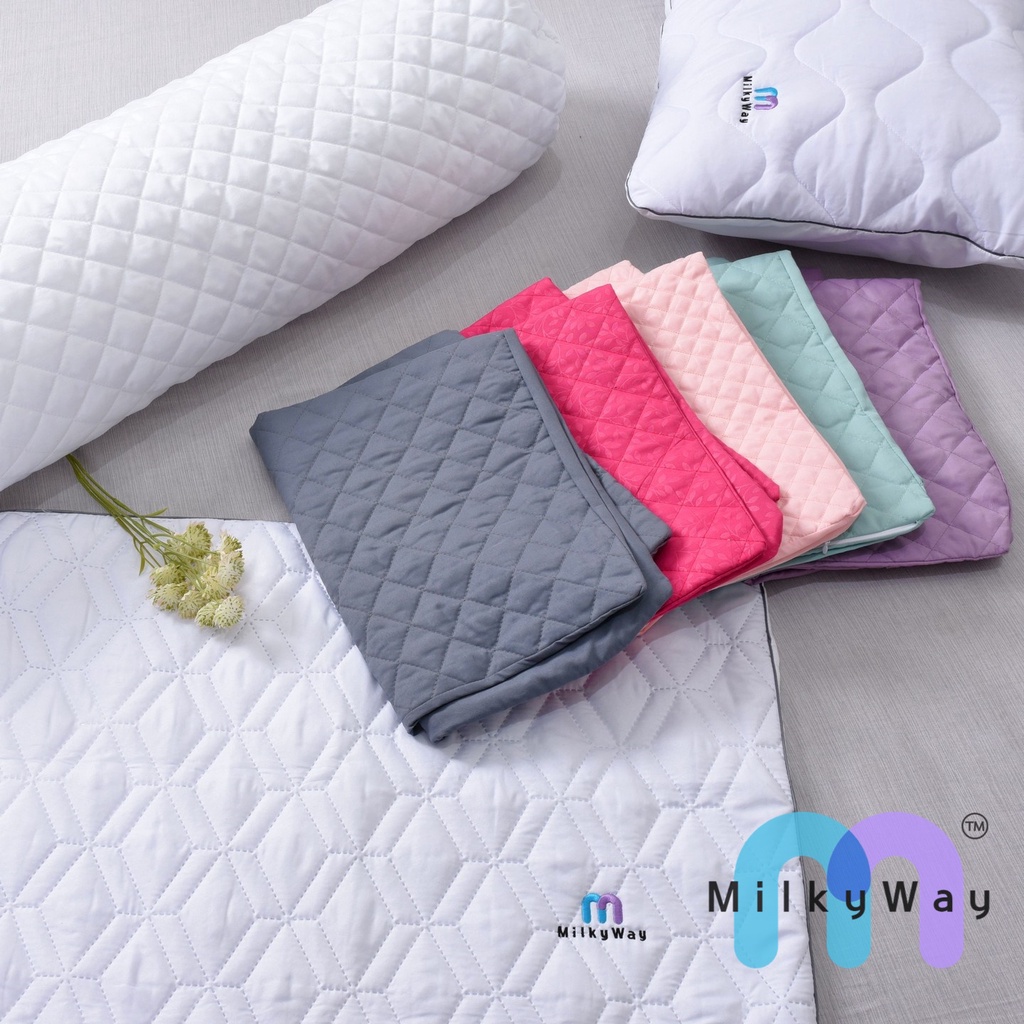 [MilkyWay] Set Sarung Bantal &amp; Guling / Pillow &amp; Bolster Protector Bundling