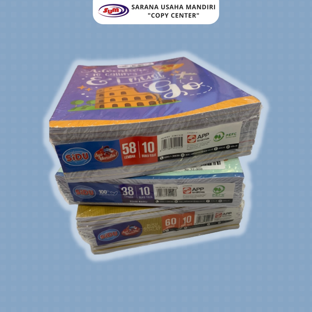 

Buku Tulis Sidu Isi 38 (PACK)