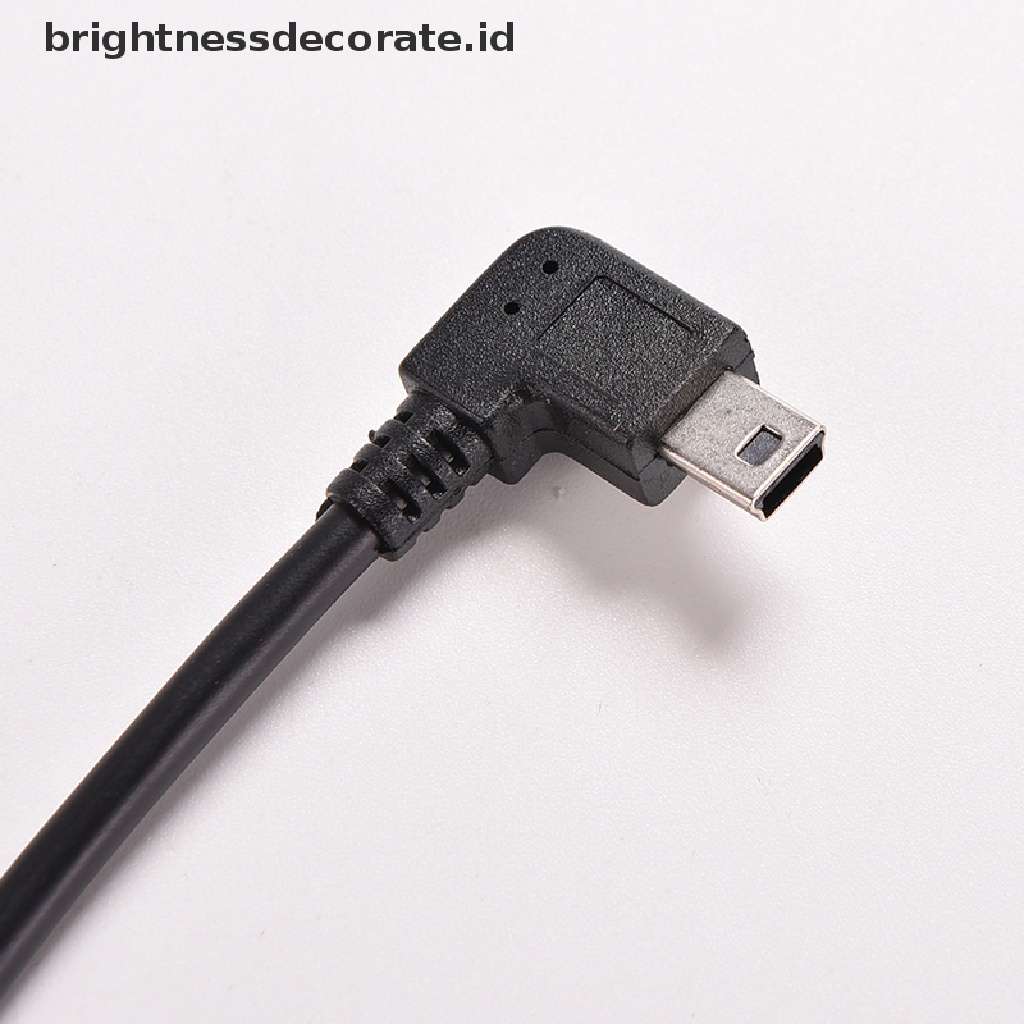 [Birth] Usb 2.0 A Right Male plug to Mini B 5P Sudut Kanan Male plug Kabel Adaptor [ID]