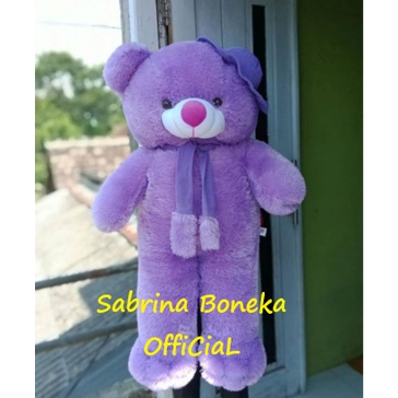 Boneka Beruang Syal Topi SNI (90cm) (1 meter)
