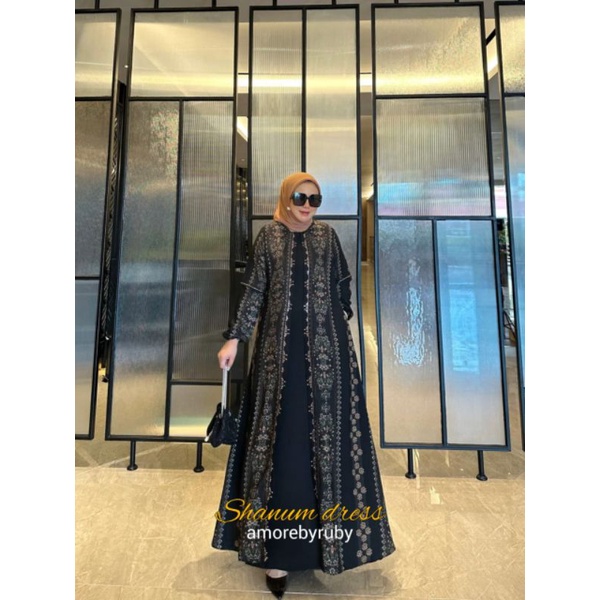 shanum dress amorebyruby gamis wanita