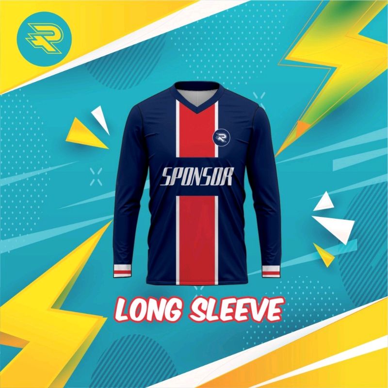 DESAIN BEBAS - JERSEY ATASAN FULLPRINT LENGAN PANJANG