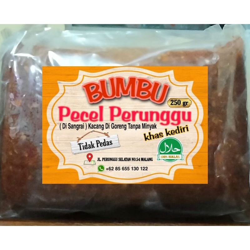 

Sambal Pecel Perunggu (Sangrai)