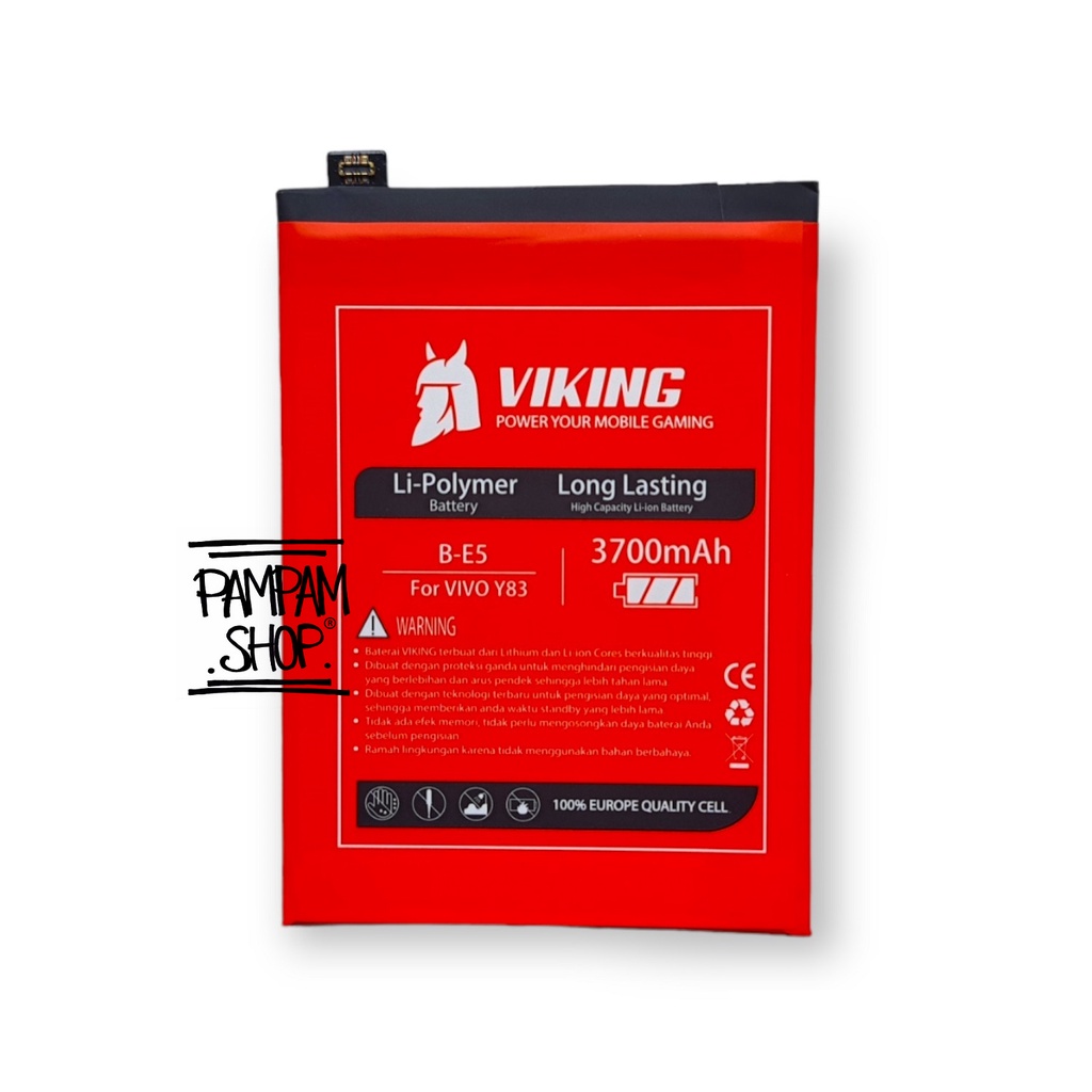 Baterai VIKING Double Power Original Vivo Y81 Y83 B-E5 BE5 Batre Batrai Battery Ori Handphone HP