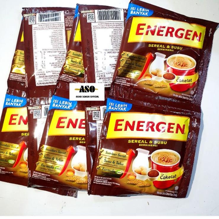 

IdXx4X8 ENERGEN COKLAT 32g RENCENG KEMASAN BARU ISI LEBIH BANYAK ( ISI 10 )