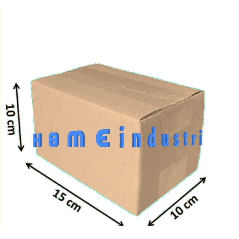 

kardus box packing luar polos ukuran 15x10x10 grosir