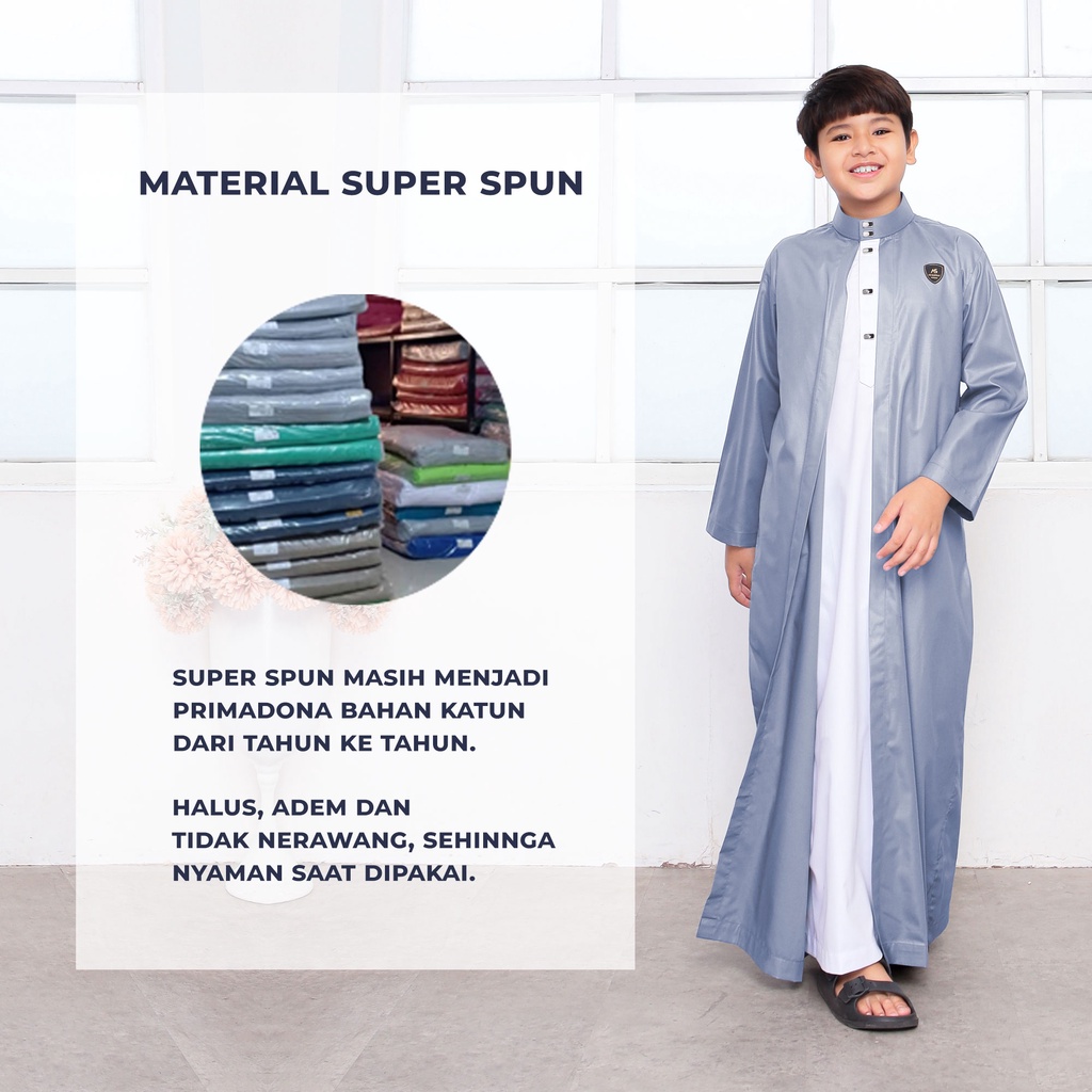 Jubah Salman Jubah Anak Laki Laki Jubah Habib Rifky Saudi Original Assuffah