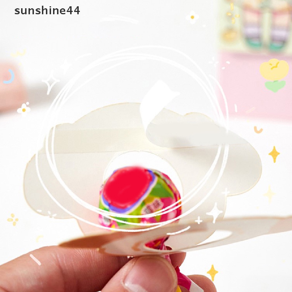 Sunshine 10Pcs Lucu Hewan Bebek Beruang Permen Lolipop Dekorasi Kartu Perlengkapan Pesta.