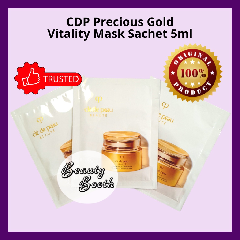 CDP Precious Gold Vitality Mask Sachet 5ml | CDP Mask