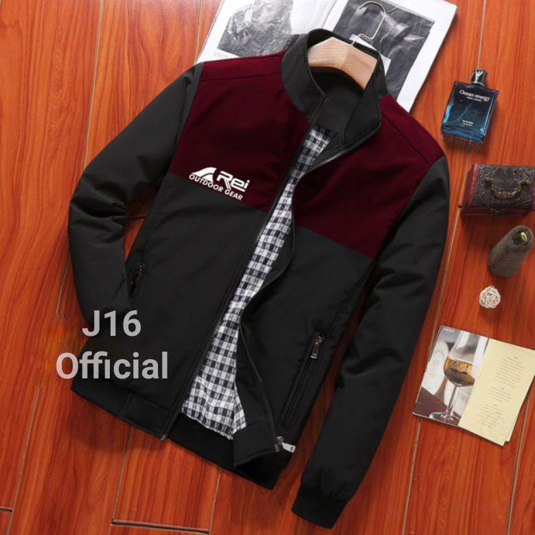 [PRODUK M7AAQ] OUTDOOR REI | Jaket Harrington Baby Canvas Pria OUTDOOR INDOOR Premium Original Kombi