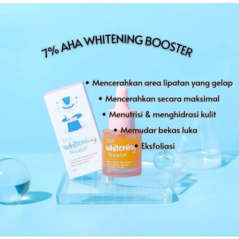 TAZZI AHA WHITENING BOOSTER BPOM