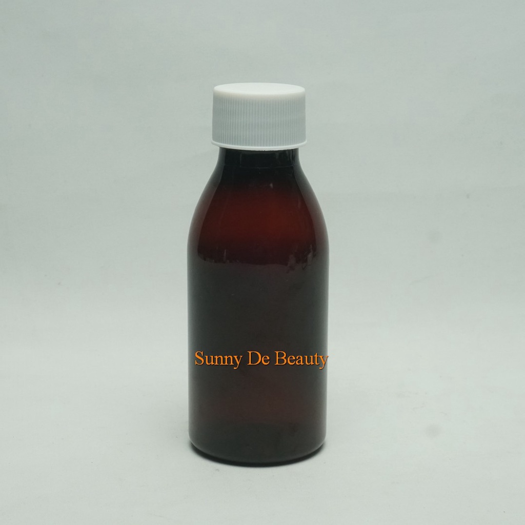 Botol Sirup Obat 120 Ml Coklat Pet Tutup Plastik / Botol Plastik / Botol Sirup Obat / botol obat sir