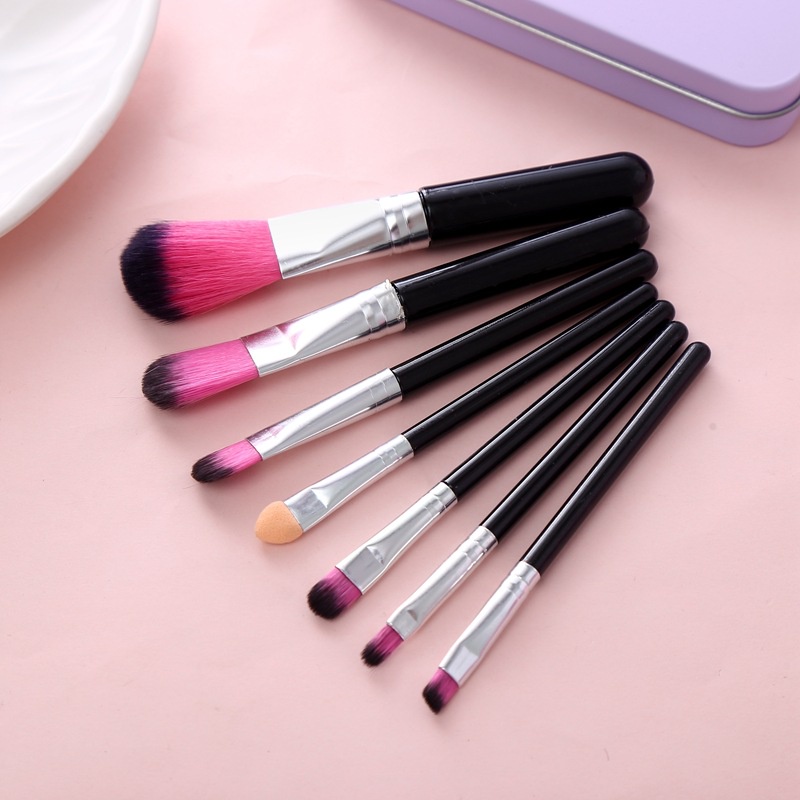 (COD) !! BRUSH MINI 7/8 SET ALAT KUAS BRUSH MAKE UP WANITA MALLSHOPPING