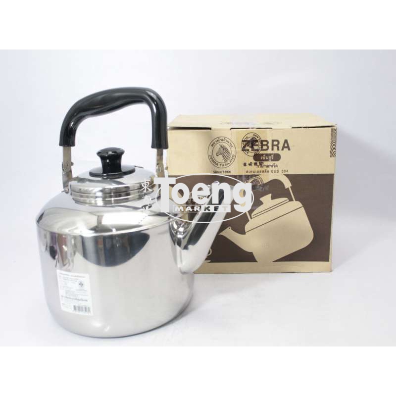 WHISTLE KETTLE 5.5LT 113517 ZEBRA / TEKO AIR STAINLESS ZEBRA