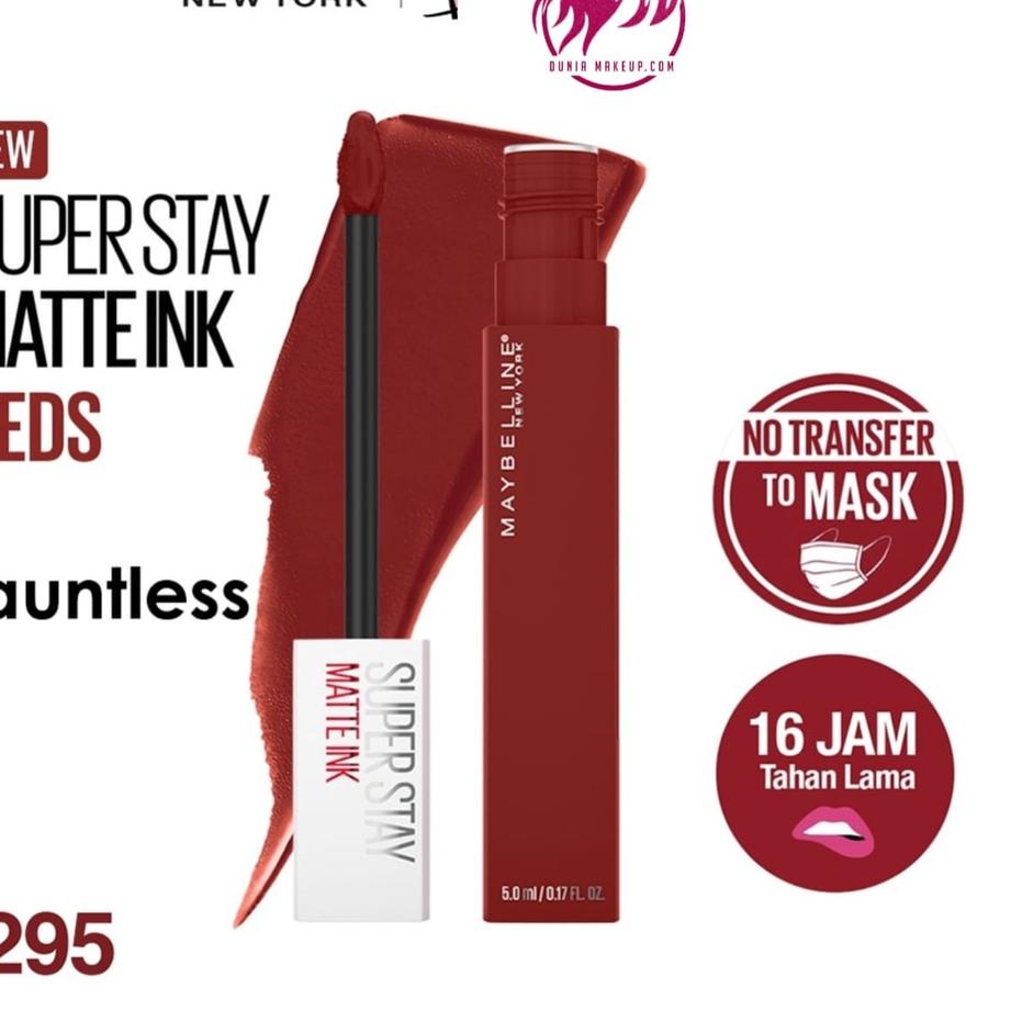 WAH943 Maybelline Superstay Matte Ink Liquid Lipstick 295 dauntless, |||