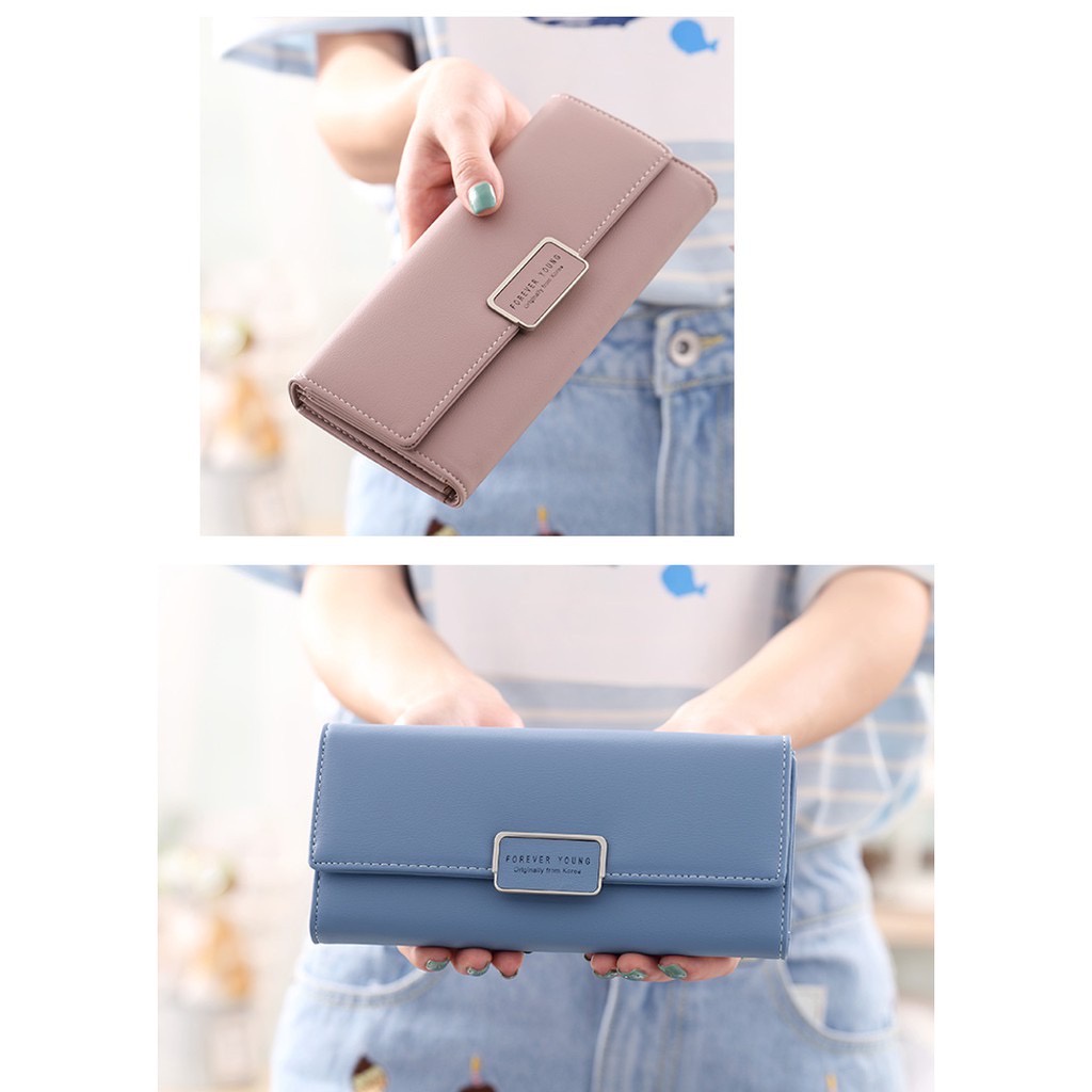 PROMO 7.7 - DOMPET PANJANG WANITA KULIT PREMIUM HITAM DEVARA WA475B5 MUAT HP SLOT KARTU UANG KOIN IMPORT COWOK KEREN FASHION DISTRO LAKI MURAH BATAM BRANDED SIMPLE