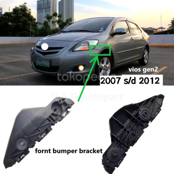 Bracket Breket Braket Bumper Bemper Depan Vios Limo 2007 2012 Gen 2