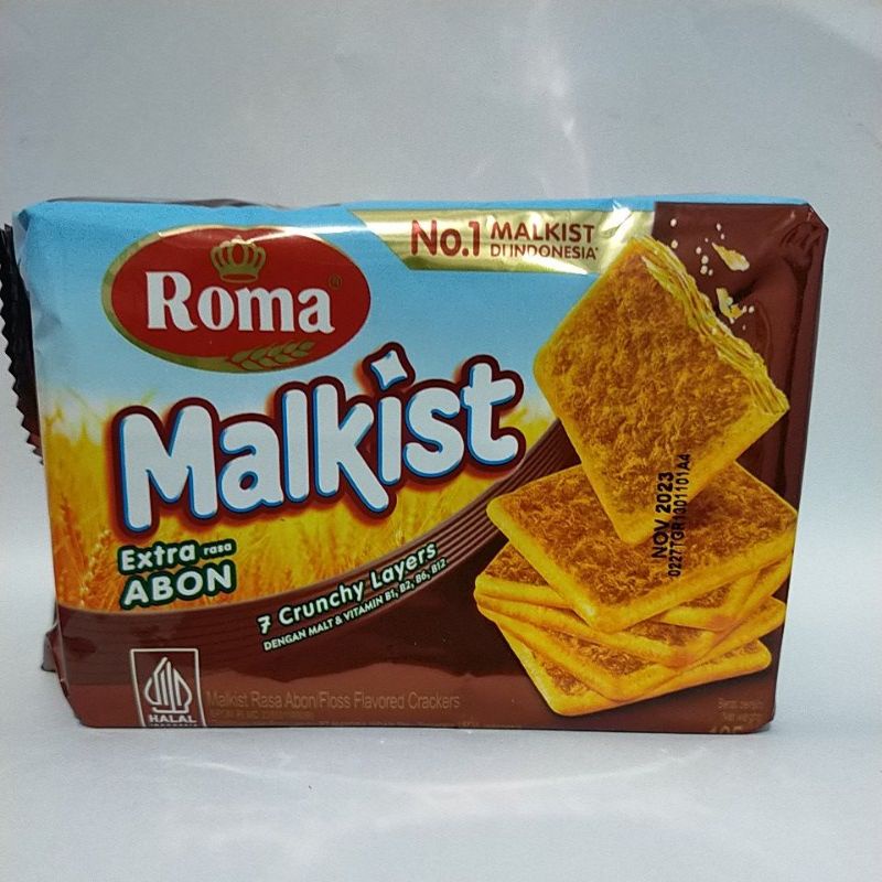 

malkist Roma extra abon 105 gram ecer