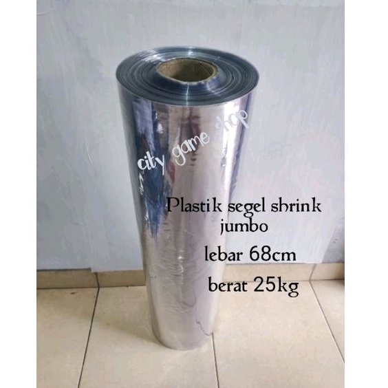 Plastik segel shrink jumbo lebar 68cm x 25kg