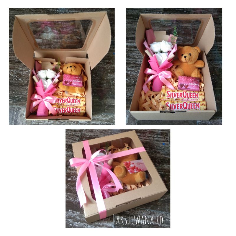 

KADO ULANG TAHUN CEWEK (COD ) /Hampers Valentine / Hampers Boneka dan Coklat