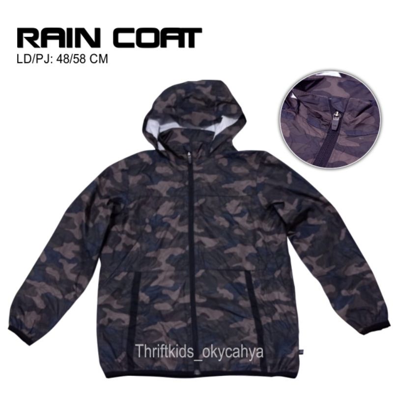 thrift second rain Coat jaket jas hujan