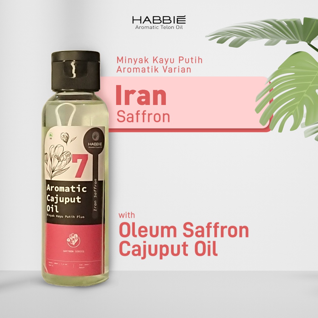 Habbie Minyak Kayu Putih Aromatik Saffron, Aroma Vanilla