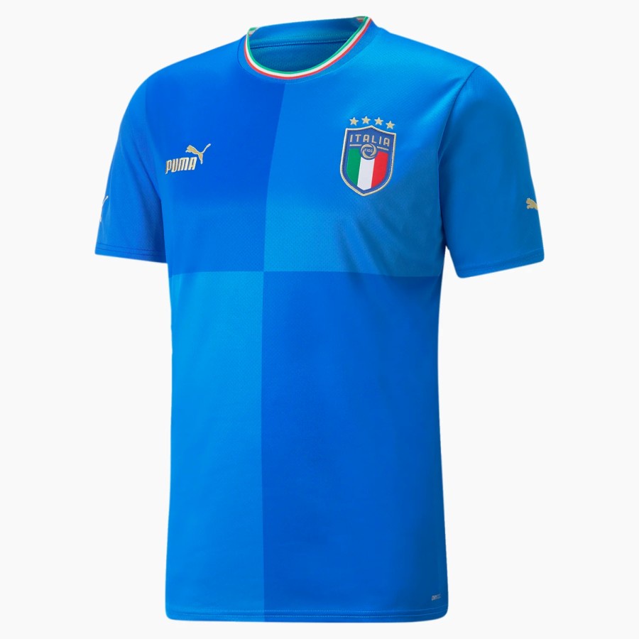 Jersey Puma Bola Puma PUMA FIGC Home Jersey Puma Replica Ignite Blue-765643 01