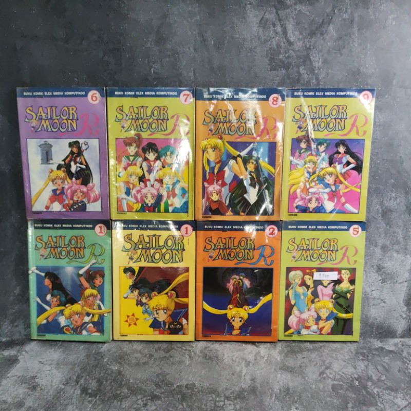 Buku / Komik Sailor Moon edisi 1,2,5,6,7,8,9, Naoko Takeuchi, PT Elex Media Komputindo.