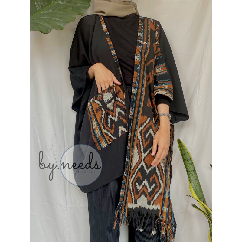 Kila Series - Outer Outwear Tenun Oversize Cardigan Jumbo