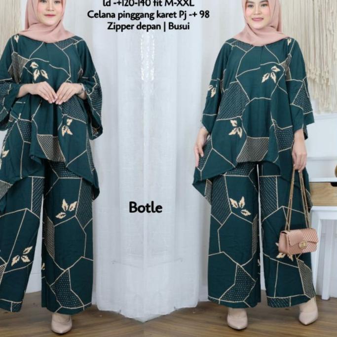MALL BEECOUTURE SETELAN WAKA WAKA ELIFT JUMBO ONE SET TIE DYE BIG SIZE LD 130 TERMURAH TERLARIS VIRR