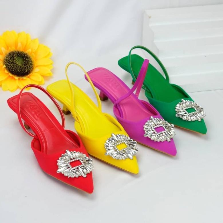 G0BK89935 READY ZR HEELS LIMITED EDITION PINK FUSCHIA SENDAL ZR ZZ ZS024 SHIMERY