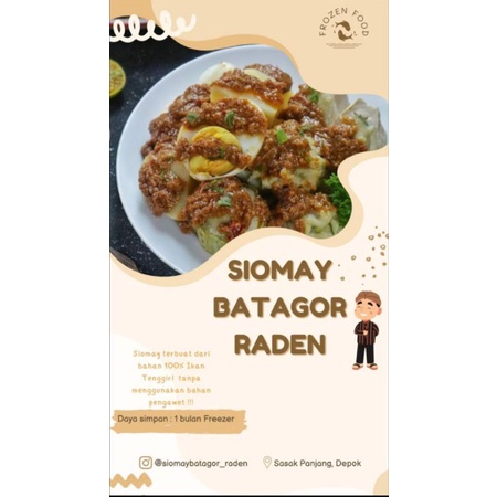 

Siomay frozen ikan tenggiri isi 10pcs