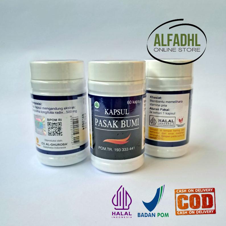 Kapsul Pasak Bumi Al Ghuroba 60 Kapsul Asli Kalimantan