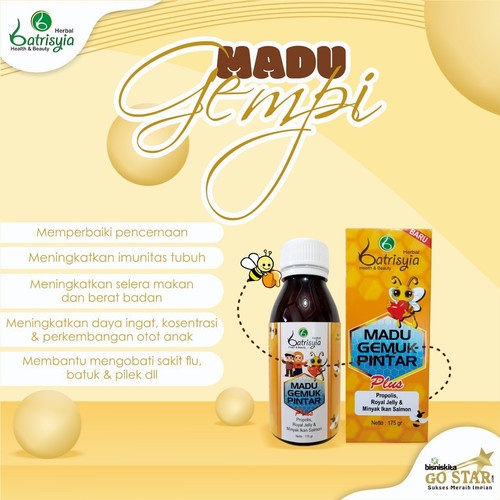 

Madu Anak Batrisyia / Batrisyia Madu Anak Gemuk Pintar ( gempi ) / Madu Herbal / 0riginal Batrisyia