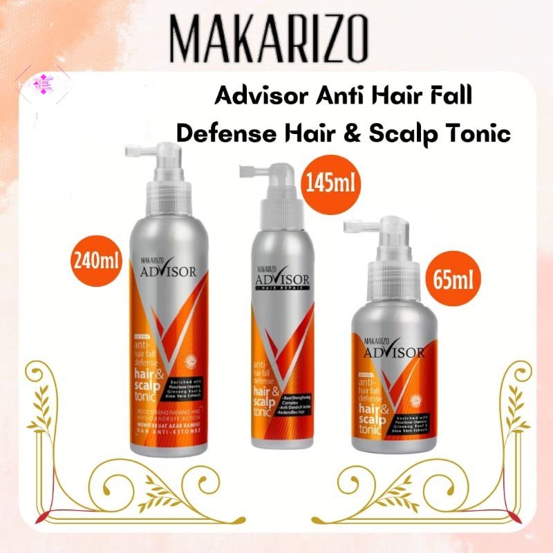 Jual Makarizo Advisor Anti Hair Fall Defense Hair & Scalp Tonic 65ml