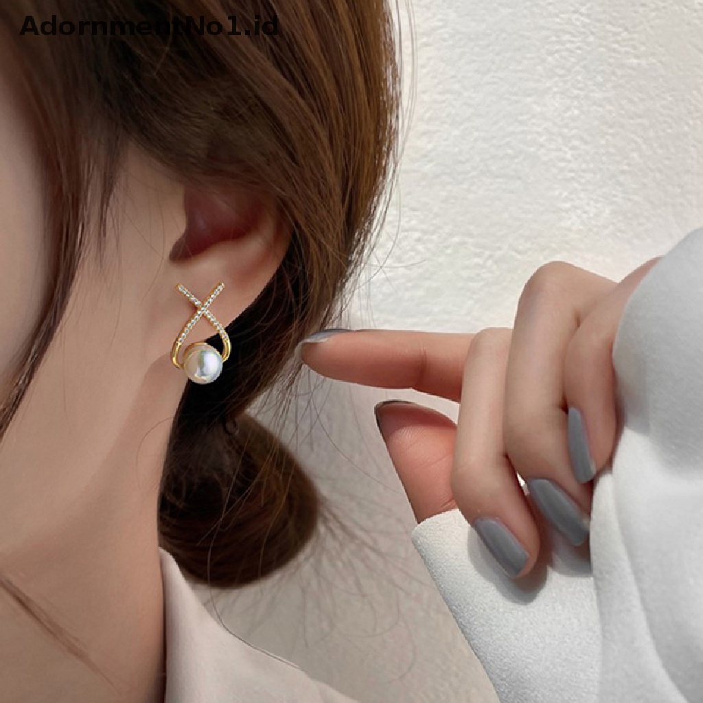 [AdornmentNo1] Anting Mutiara2022 Untuk Wanita Tidak Teratur Wanita Perhiasan Earing Fashion Korea Halus Pearl Woman New Earrings [ID]