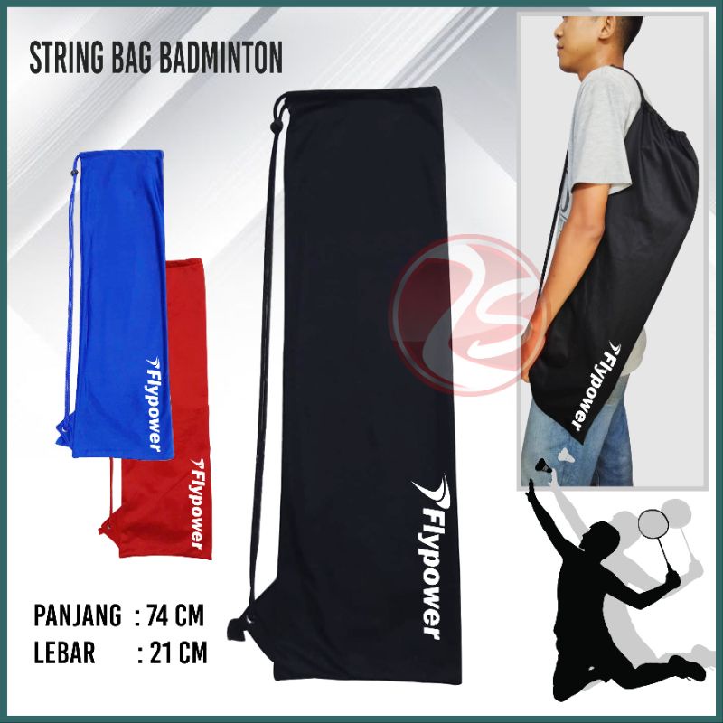 TAS SERUT BADMINTON STRING BAG BADMINTON EKONOMIS TAS RAKET BADMINTON TAS RAKET MURAH BERKUALITAS