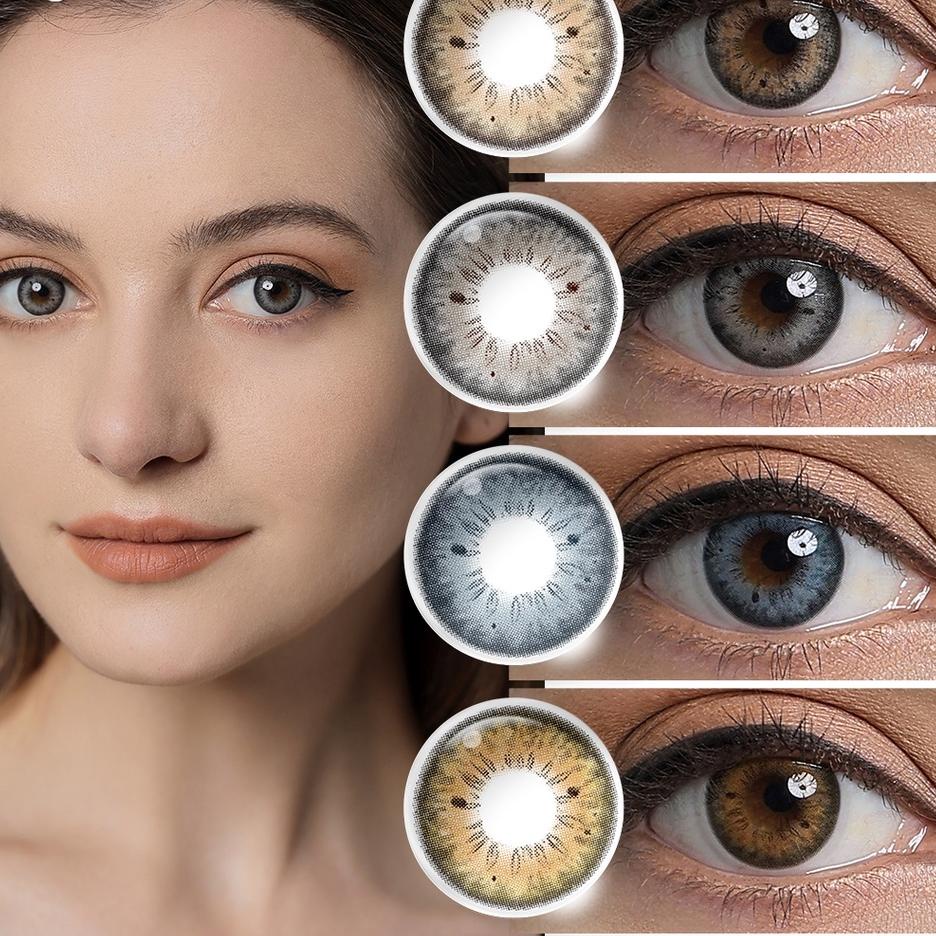 Murah Puas [✅Baru] Magister Warna Softlens Mata Normal,  Lensa Kontak Warna Alami, Soflens Murah Gre