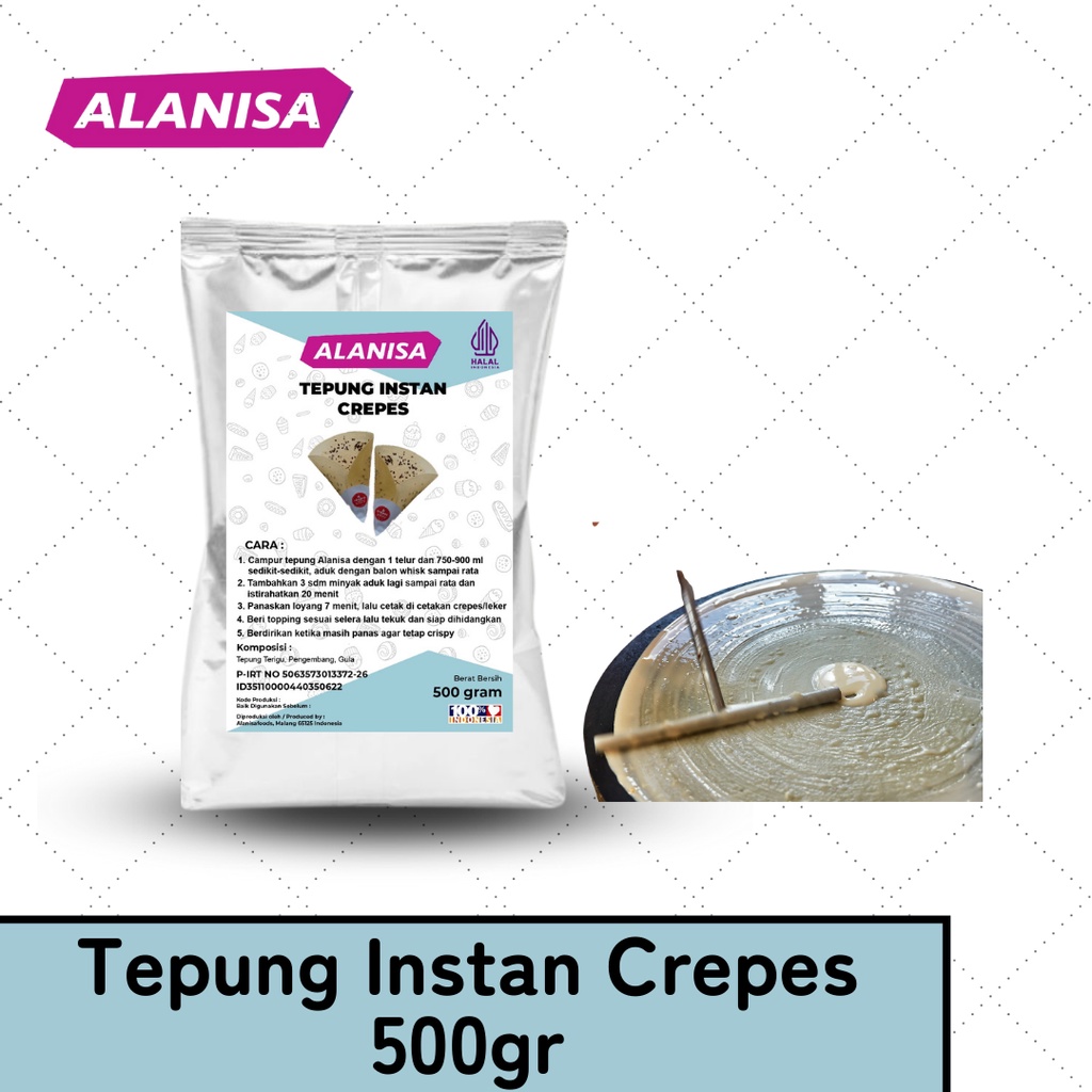 

Tepung Instan Crepes 500gr
