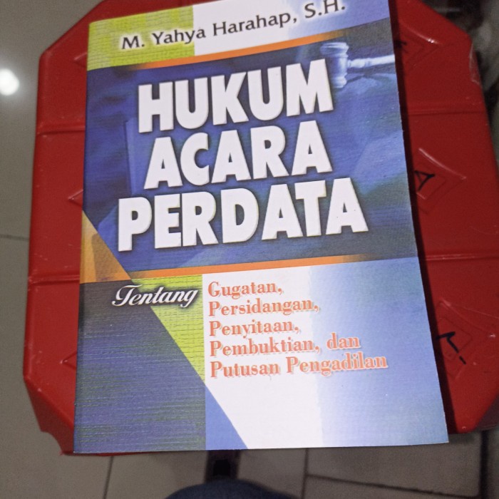 Buku Hukum Acara Perdata Yahya Harahap