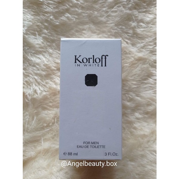 100% ORIGINAL KORLOFF IN WHITE EDT 88ml FOR MEN