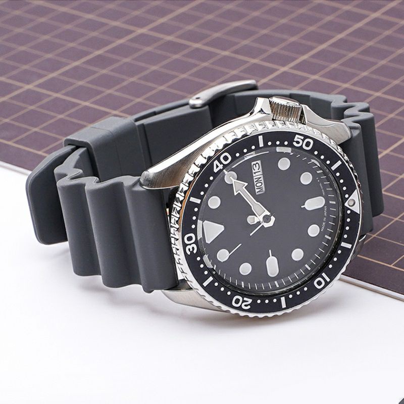 Strap tali jam tangan SEIKO DIVER Rubber Silikon silicon  20mm 22mm  kwalitas original