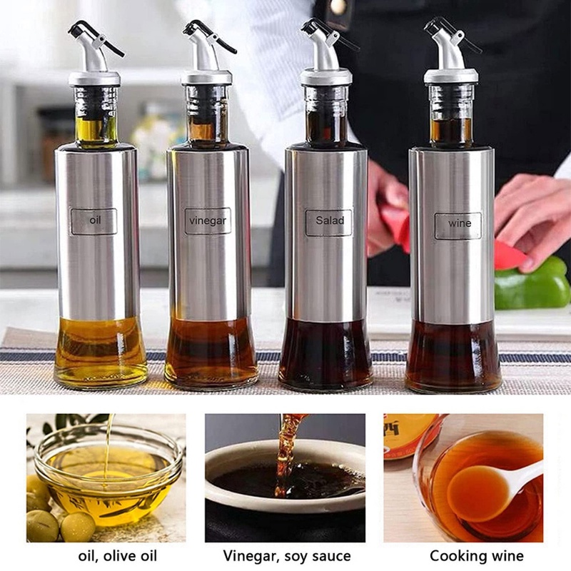 Wine Dispenser Olive Oil Pourers Sprayer Nozzle Minyak Cuka Botol Stopper Spout Anti Bocor Nozzle Dispenser Aksesoris Bar Dapur Anti Bocor Tutup Botol Minyak Wine Stopper