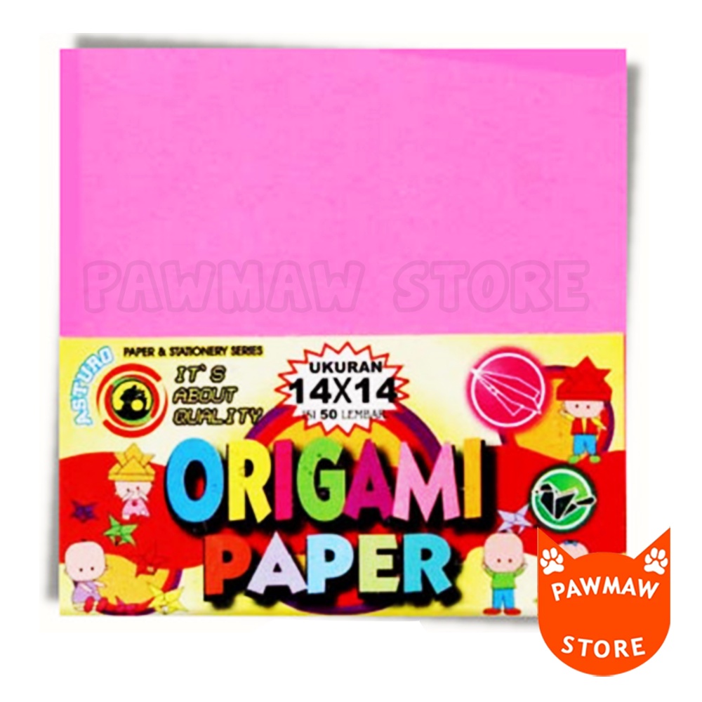 

Kertas Origami ukuran 14x14 Asturo