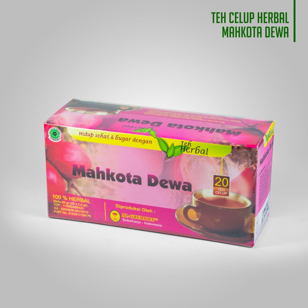 

Teh Herbal Mahkota Dewa Original Minuman Jamu untuk Nyeri Haid, Diabetes Al-Ghuroba