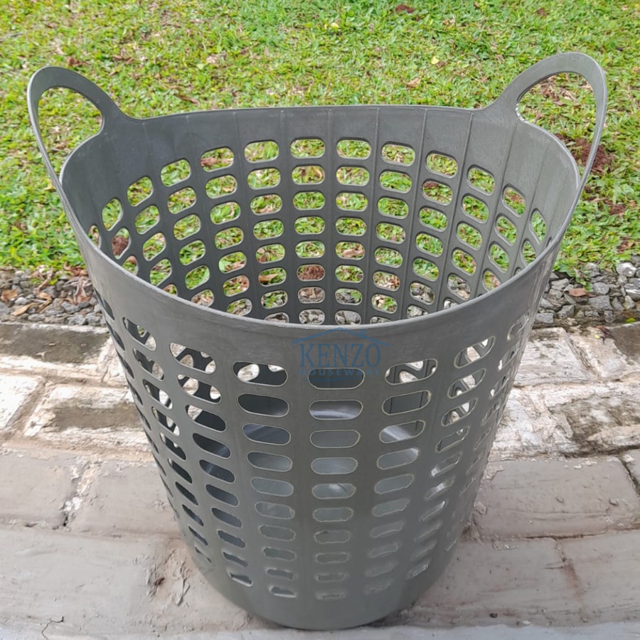 KERANJANG PLASTIK ANTI PECAH/ KERANJANG BAJU JUMBO/ KERANJANG PLASTIK BULAT ELASTIS / KERANJANG PLAS