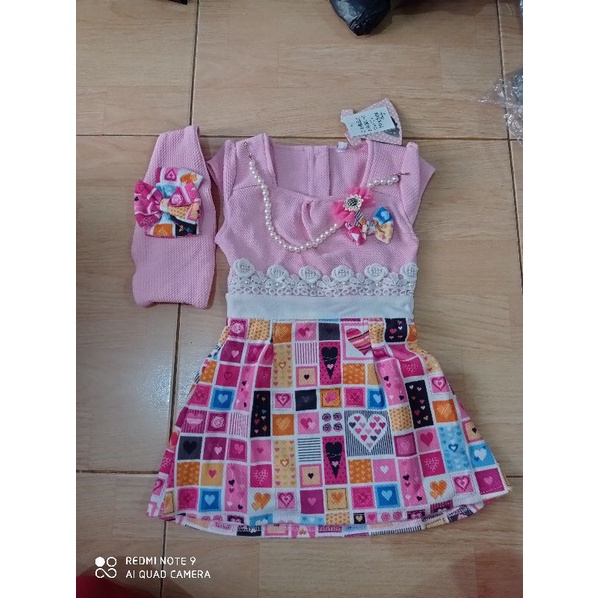 Dress anak perempuan 1 - 2 tahun