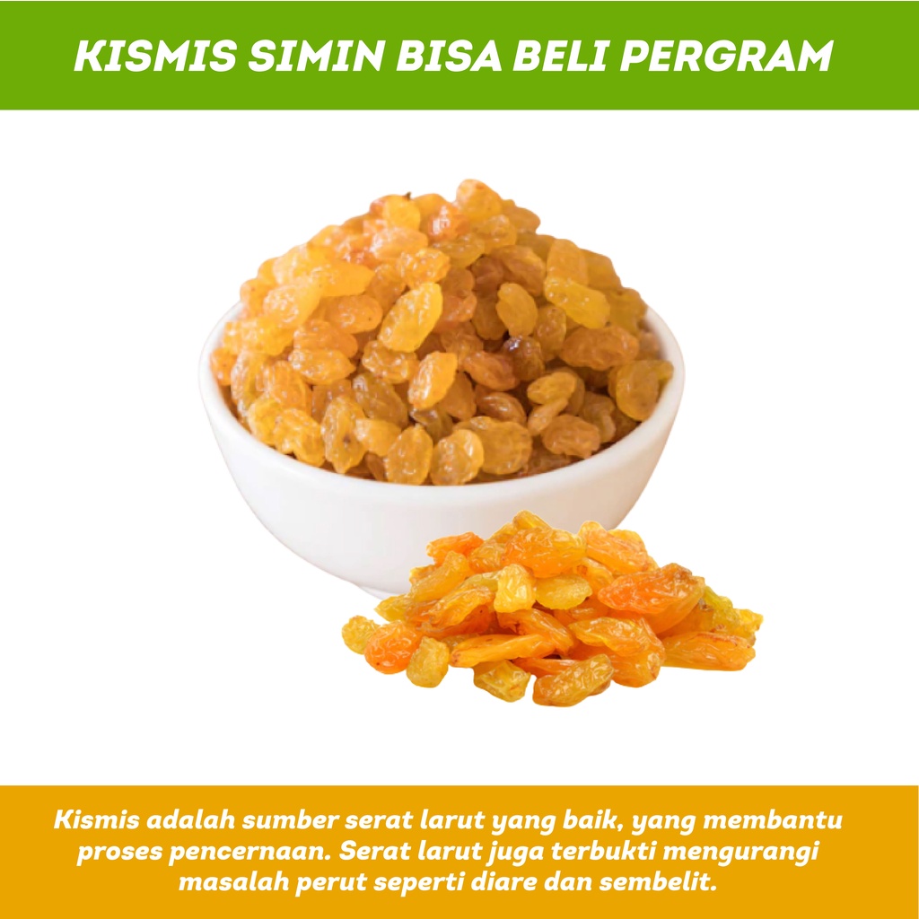 Kismis Asam Manis Golden Raisin Enak &amp; Fresh Cocok Untuk Oleh-oleh Haji Umroh Camilan Sehat